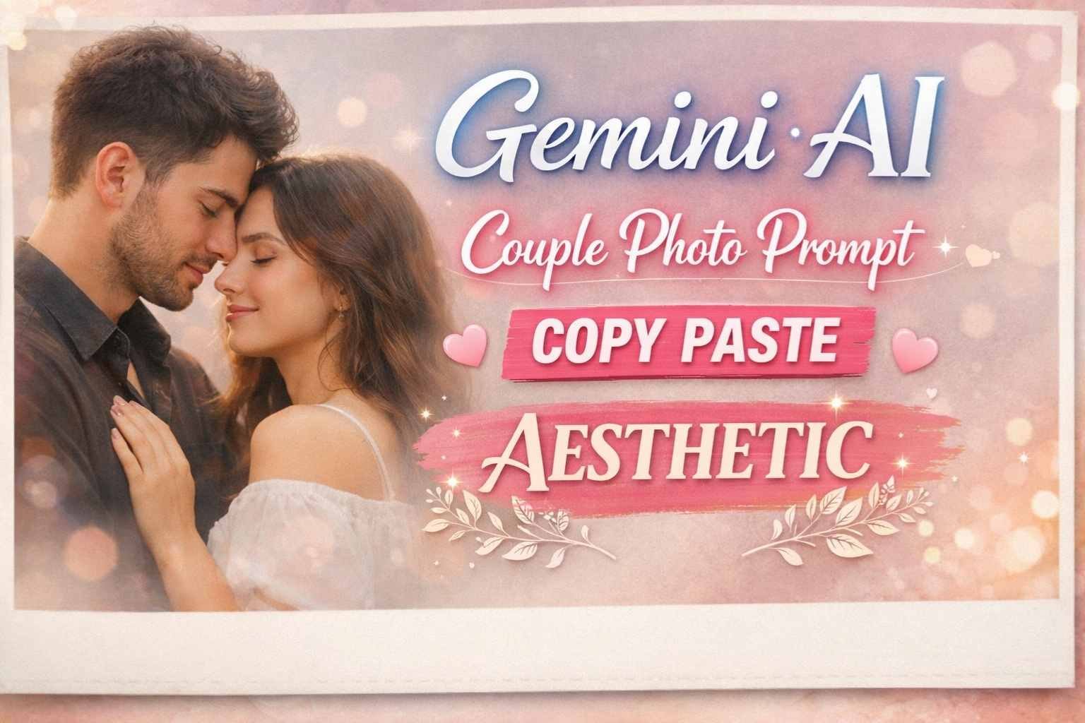 Gemini Ai Couple Photo Prompt Copy Paste Aesthetic