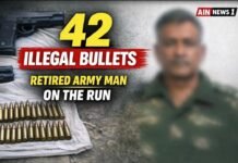 गाजियाबाद: रिटायर्ड फौजी के घर से 42 प्रतिबंधित कारतूस बरामद, पत्नी की शिकायत के बाद खुला मामला!