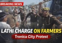 गाजियाबाद के ट्रॉनिका सिटी में डंपिंग ग्राउंड के विरोध में किसानों पर लाठीचार्ज, पथराव और कई लोग घायल!