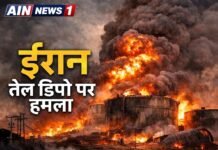 ईरान के तेल डिपो पर हमले के बाद भड़की भीषण आग, जहरीला धुआं पूरे पश्चिम एशिया में फैलने का खतरा!