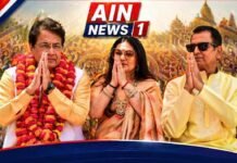 प्रयागराज में ‘रामायण’ की तिकड़ी का भव्य स्वागत, धीरेंद्र शास्त्री की कथा से पहले उमड़ा आस्था का सैलाब!