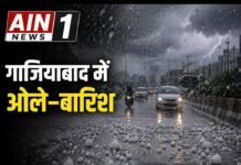 गाजियाबाद में अचानक बदला मौसम: बारिश, ओले और आंधी के बीच बिजली संकट, आगे लू का खतरा!