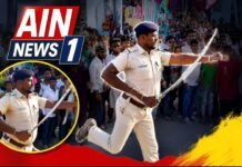 मुजफ्फरपुर में ASI मो. खान का वायरल वीडियो: मुहर्रम जुलूस में वर्दी पहनकर तलवार लहराने पर पुलिस कार्रवाई, उठे कई सवाल!
