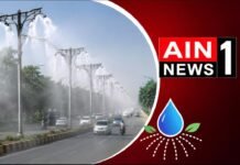 गाजियाबाद में गर्मी और प्रदूषण से राहत की तैयारी, हिंडन एयरपोर्ट रोड पर 2.25 करोड़ की फुहार योजना शुरू!