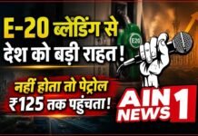 E-20 ब्लेंडिंग से देश को बड़ी राहत, नितिन गडकरी बोले- नहीं होता तो पेट्रोल ₹125 प्रति लीटर तक पहुंच सकता था