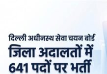 DSSSB Recruitment 2026: दिल्ली जिला अदालतों में 641 पदों पर भर्ती, 10वीं से ग्रेजुएट तक को मौका