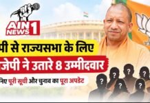 उत्तर प्रदेश राज्यसभा चुनाव: बीजेपी ने 8 उम्मीदवारों के नाम किए घोषित, दो महिलाओं को भी मौका